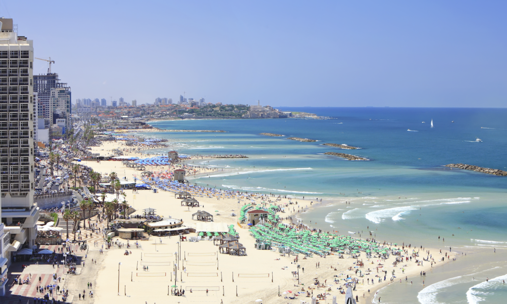 beaches in Israel.
